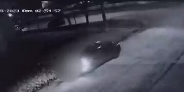 El momento exacto en el que la víctima es arrollada.