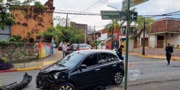 Posadas: accidente de tránsito dejó un saldo de un herido.