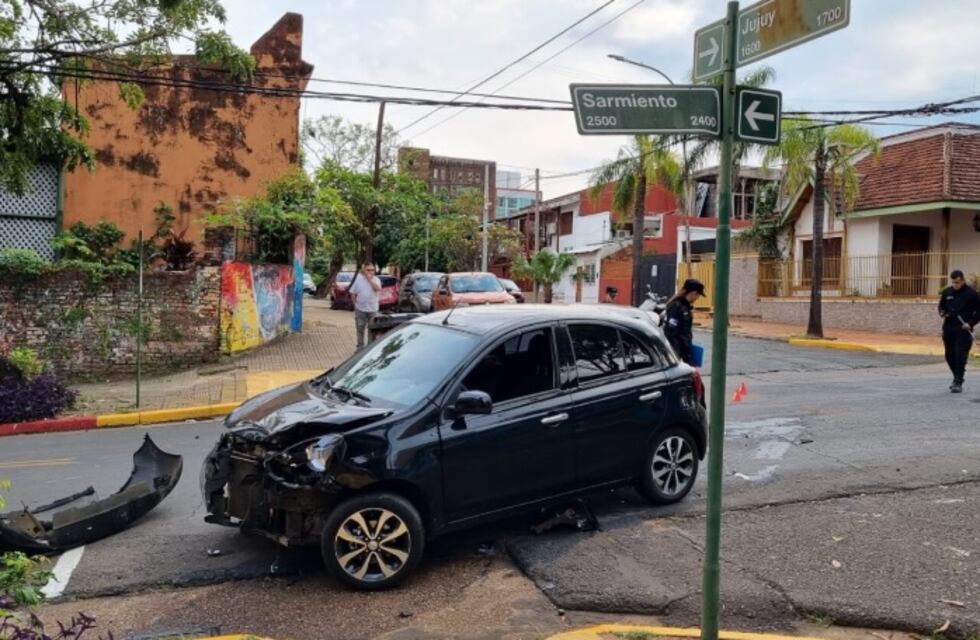 Posadas: accidente de tránsito dejó un saldo de un herido