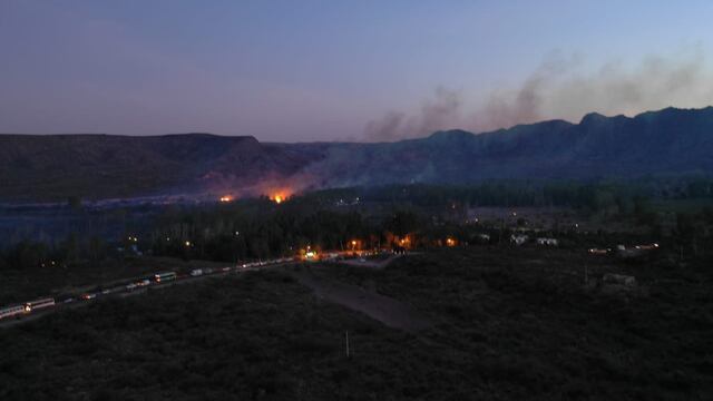 Un detenido sindicado como el autor del incendio en Valle Grande el domingo.
