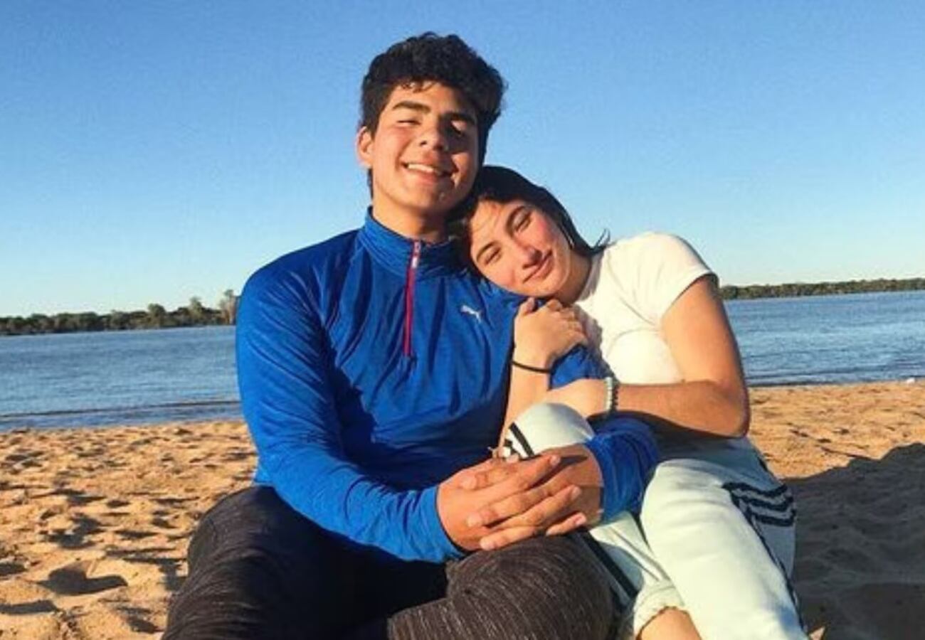 Fernando Báez, Sosa y Julieta Rossi en el pasado.