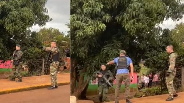 Operativo de Prefectura causó tensión en un barrio de Puerto Piray.