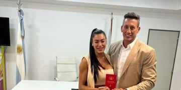 Pamela y Patricio festejaron su casamiento tras un año de relación.