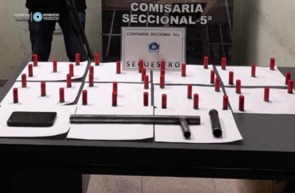 Abuso sexual: un arma de fuego y varias municiones decomisadas