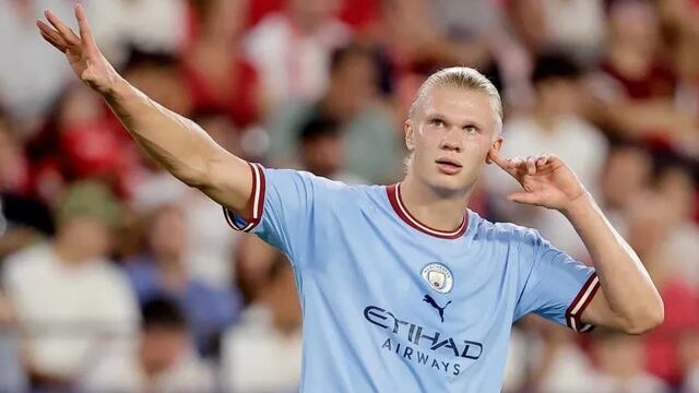 Erling Haaland brilla en el Manchester City y unos fanáticos iniciaron una curiosa campaña contra él.