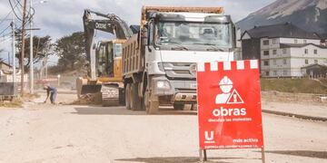 Ushuaia: avanzan las obras de pavimentación en el Barrio Pipo