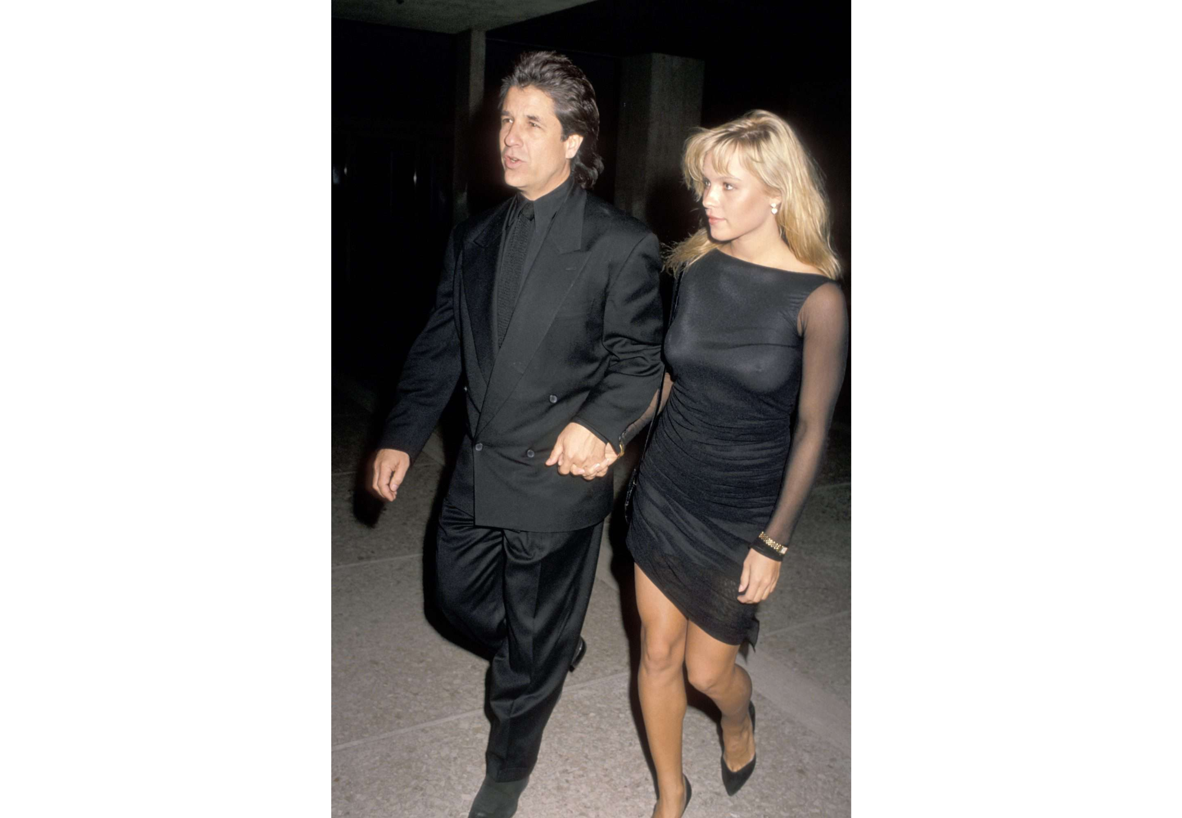 La modelo junto a Jon Peters.