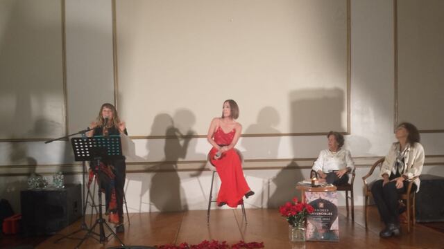 Diana Arias presentó “Amores invencibles” en la Sociedad Italiana de Tres Arroyos