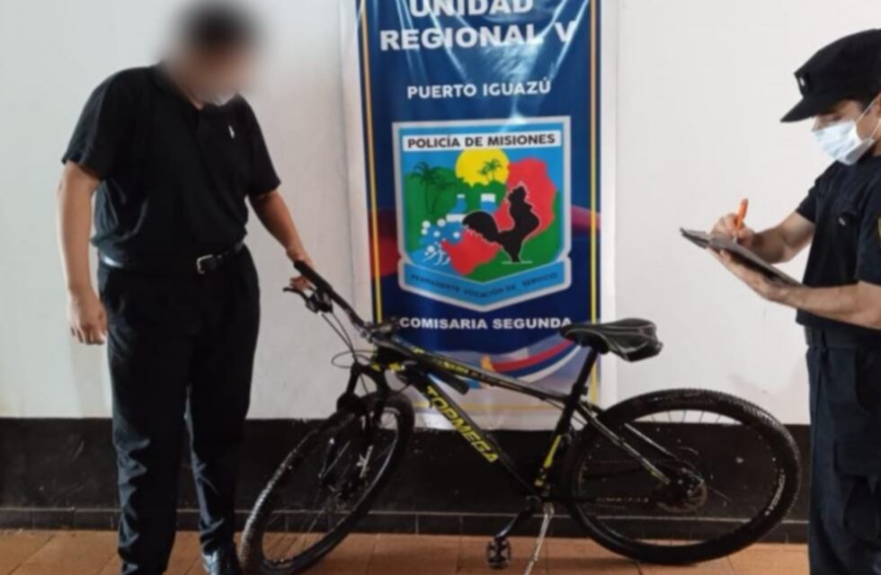Recuperan bicicleta robada en Puerto Iguazú