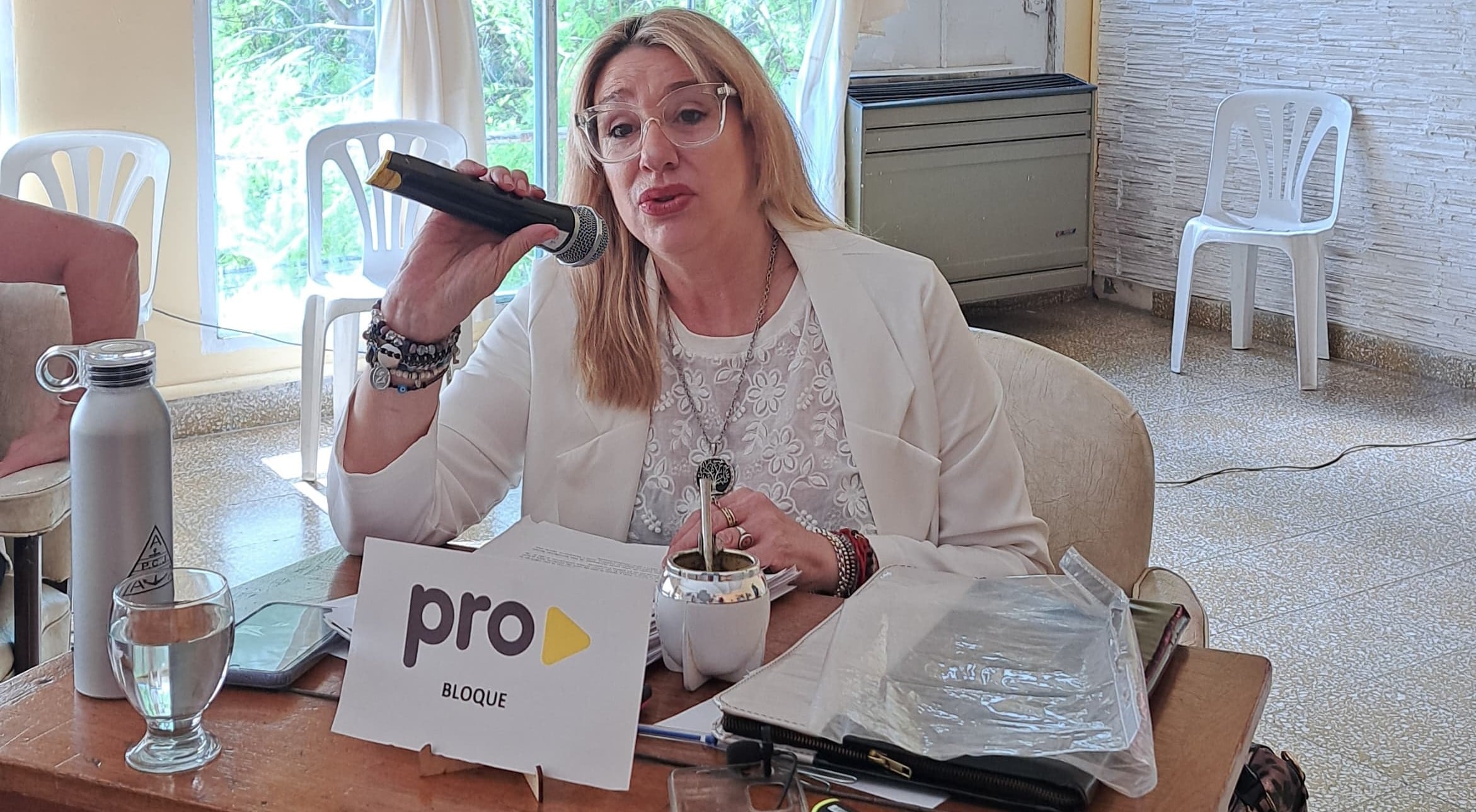 Natalia García Luna separó su banca del bloque PRO - ARI.