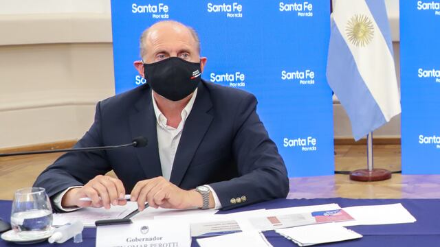 El rafaelino participó de una reunión por videoconferencia con el presidente Alberto Fernández y sus pares de otras provincias. (Gobierno de Santa Fe)