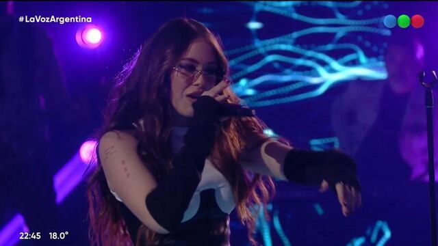 Cecilia Mirabile la rompió en los Play Off y sigue en La Voz Argentina.