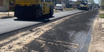 En noviembre finalizará la pavimentación de cuadras en el barrio Nueva Bahía