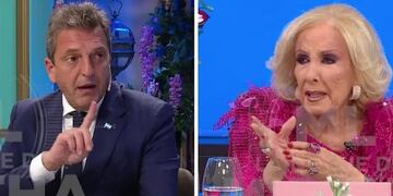 Adelanto. Massa habló sobre su eventual Gobierno con Mirtha. (Captura de video)
