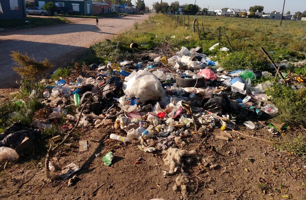 Higiene Urbana de Tres Arroyos erradicó un basural clandestino en Emilio de la Calle 1250