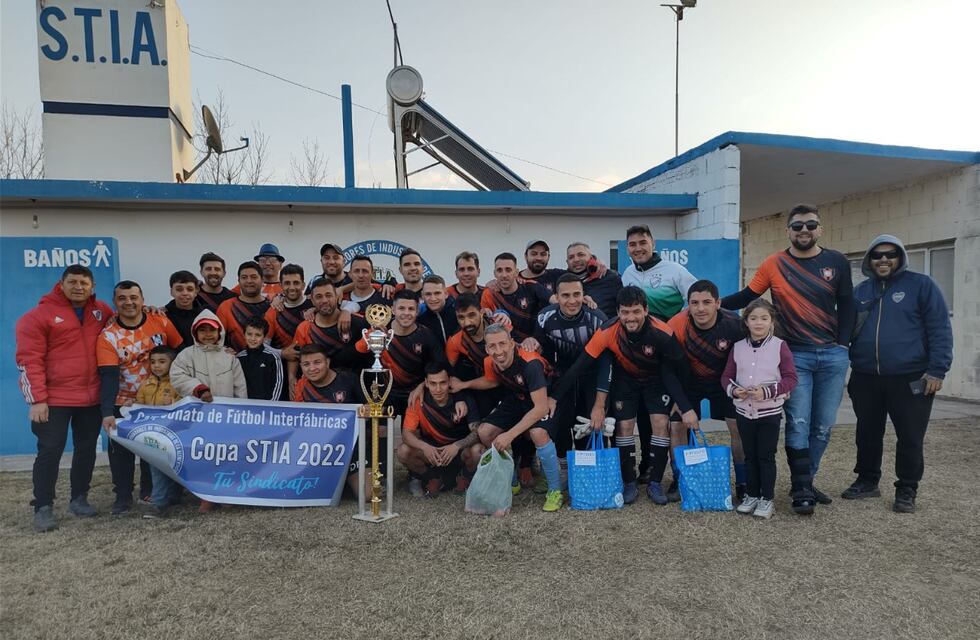 Finalizó el tradicional Torneo de Fútbol de STIA, “El Duro” fue el campeón