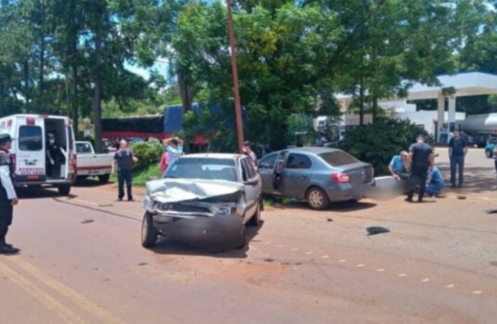 Accidente vial en Oberá dejó un saldo de varios heridos