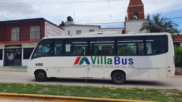 "VillaBus" Servicio de Transporte Urbano de Pasajeros en Villa Carlos Paz. (Foto: VíaCarlosPaz).