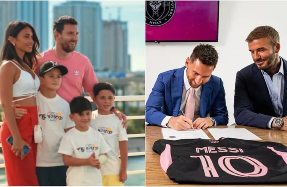 A puro rosa y negro: los detalles de la firma del nuevo contrato de Lionel Messi en Inter Miami