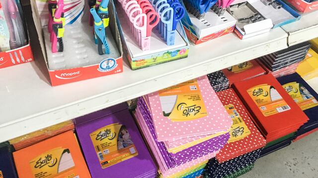 Útiles escolares- imagen ilustrativa.