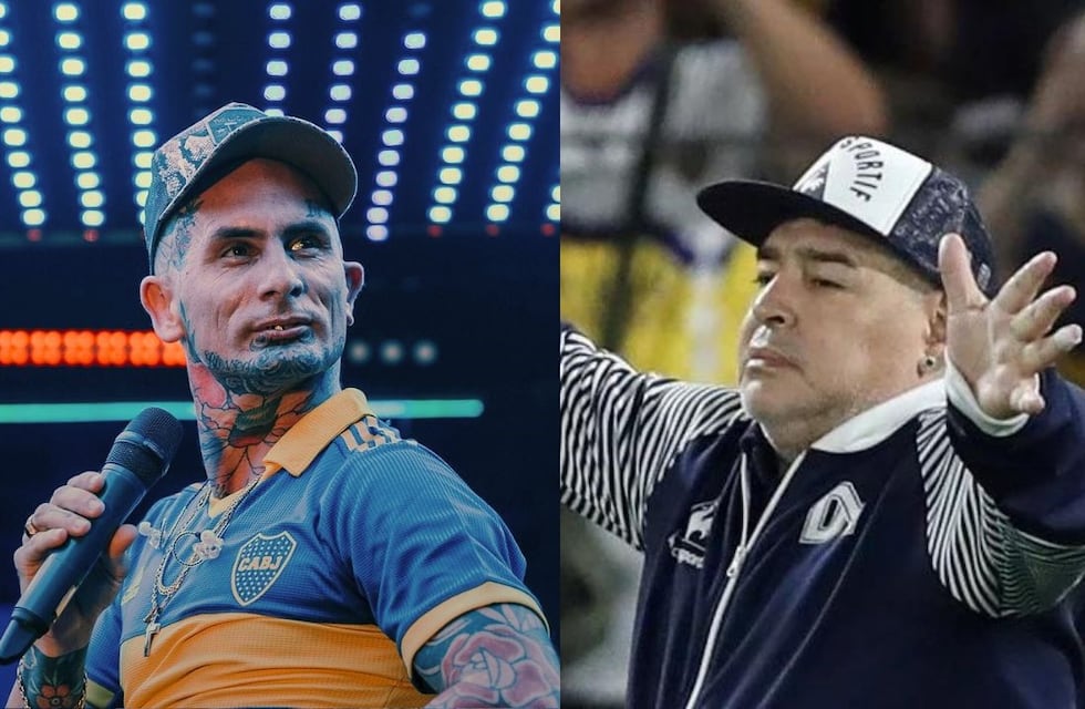 Así fue el día que Emanuel Noir de Ke Personajes cantó para Diego Maradona