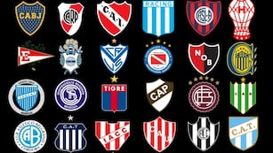 Equipos fútbol argentino.