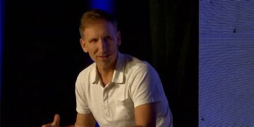 El bahiense visitó Rosario para brindar una charla organizada por SanCor Salud.