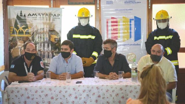 Bomberos Voluntarios de Eldorado recibieron equipamientos nuevos