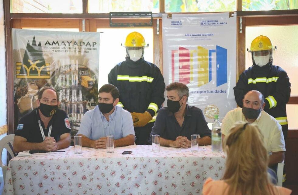 Bomberos Voluntarios de Eldorado recibieron equipamientos nuevos