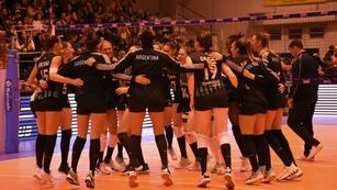 Las Panteras festejaron en Rafaela su victoria ante Cuba