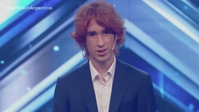 Luciano Gobbi, prodigio pianista mendocino que fue ovacionado en el programa de talentos que se transmite por Telefé.
