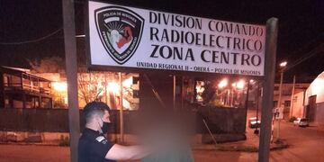 Al ser interceptado el joven intentó huir pero finalmente fue apresado.