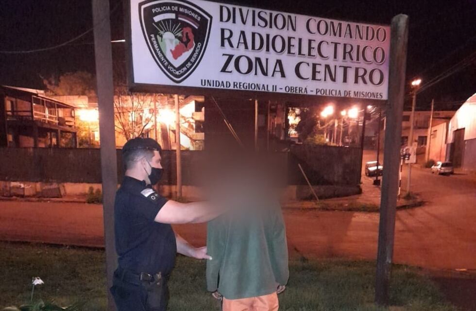 Oberá: detuvieron a un joven que se hallaba prófugo por un hurto