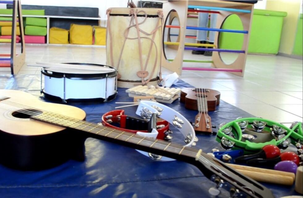 Una sala de musicoterapia para trabajar con niños de hasta tres años
