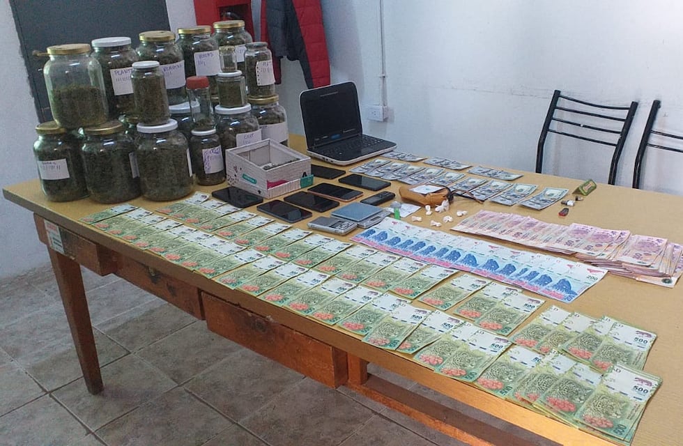 Desbarataron a una banda narco en Alvear y hay cuatro detenidos