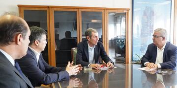 Reunion de Jalil con el secretario de Energía de la Nación, Eduardo Rodríguez Chirillo