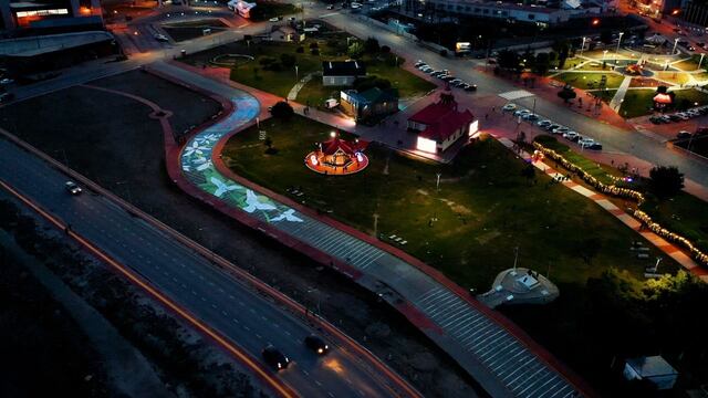 El paseo navideño creado por la Municipalidad permanecerá en el Paseo de las Rosas hasta el próximo domingo
