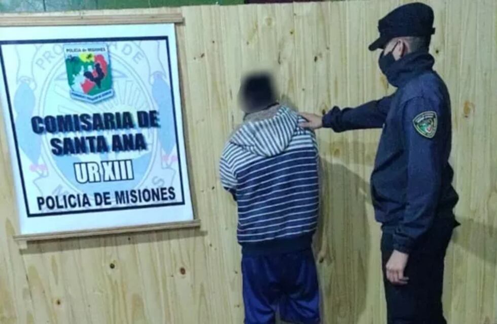 Detuvieron a un joven por amenazar con una escopeta a vecinos en San Ana