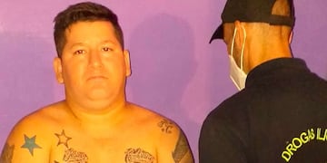 "El Paisa" Aquino, uno de los detenidos en la investigación por la cocaína adulterada (Gentileza TN).