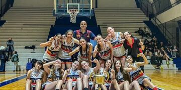 Puntaltenses campeonas con Bahiense del Norte en el Pre Federal U 15 Femenino.