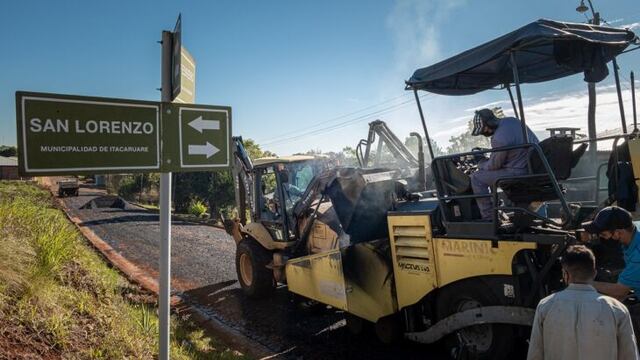 “Pavimento Urbano”: obras en Itacaruaré y Santa María