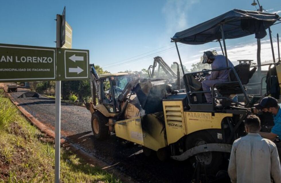 “Pavimento Urbano”: obras en Itacaruaré y Santa María