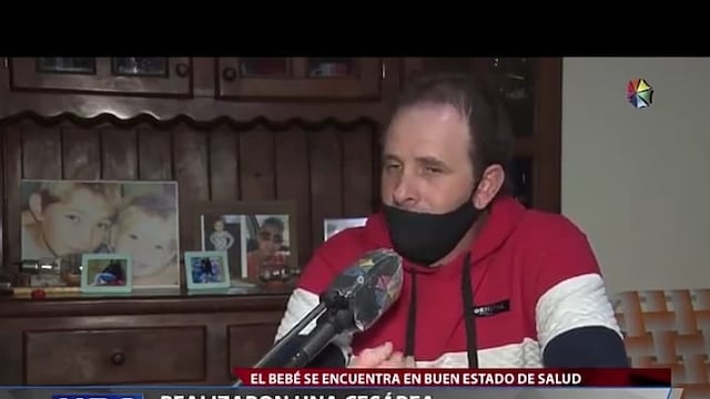 Néstor Nicola, esposo de Silvina. (Foto captura, IGTV @Canal50_morteros).