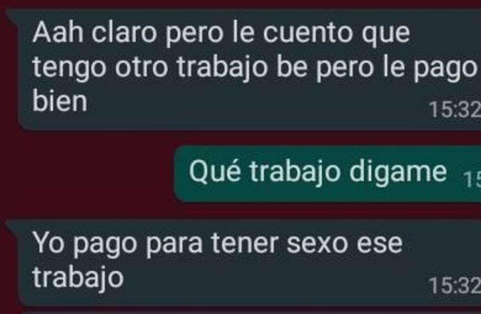 Buscaba trabajo por Facebook y le ofrecieron pagarle con sexo