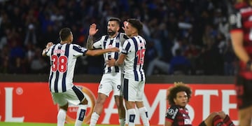 Talleres estuvo dos veces arriba en el marcador ante el Fla. El único equipo que hasta aquí, le sacó puntos al gran candidato (Facundo Luque / La Voz)