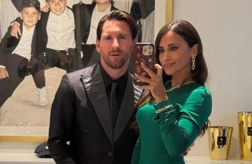 Los increíbles looks de gala de Lionel Messi y Antonela Roccuzo para la fiesta de cumpleaños de David Beckham