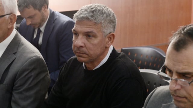 Marcelo Corazza durante el primer día del juicio.