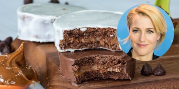 Gillian Anderson, fan de los alfajores argentinos