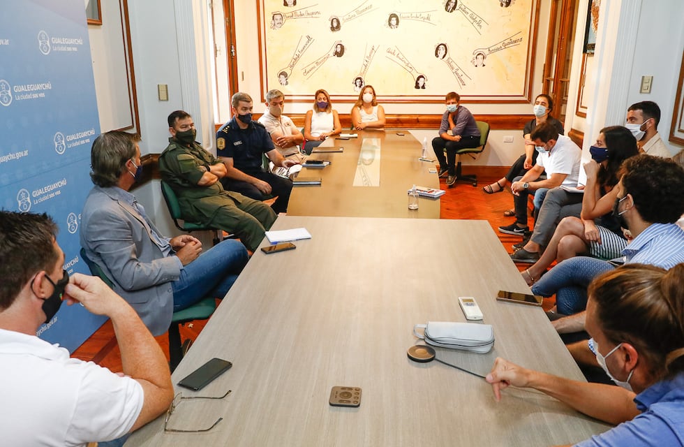 Municipio, COES y fuerzas de seguridad analizan la situación del coronavirus en Gualeguaychú