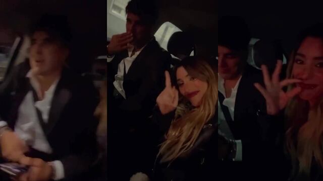 La pareja se retiró en auto de una parrilla del barrio porteño de Palermo.